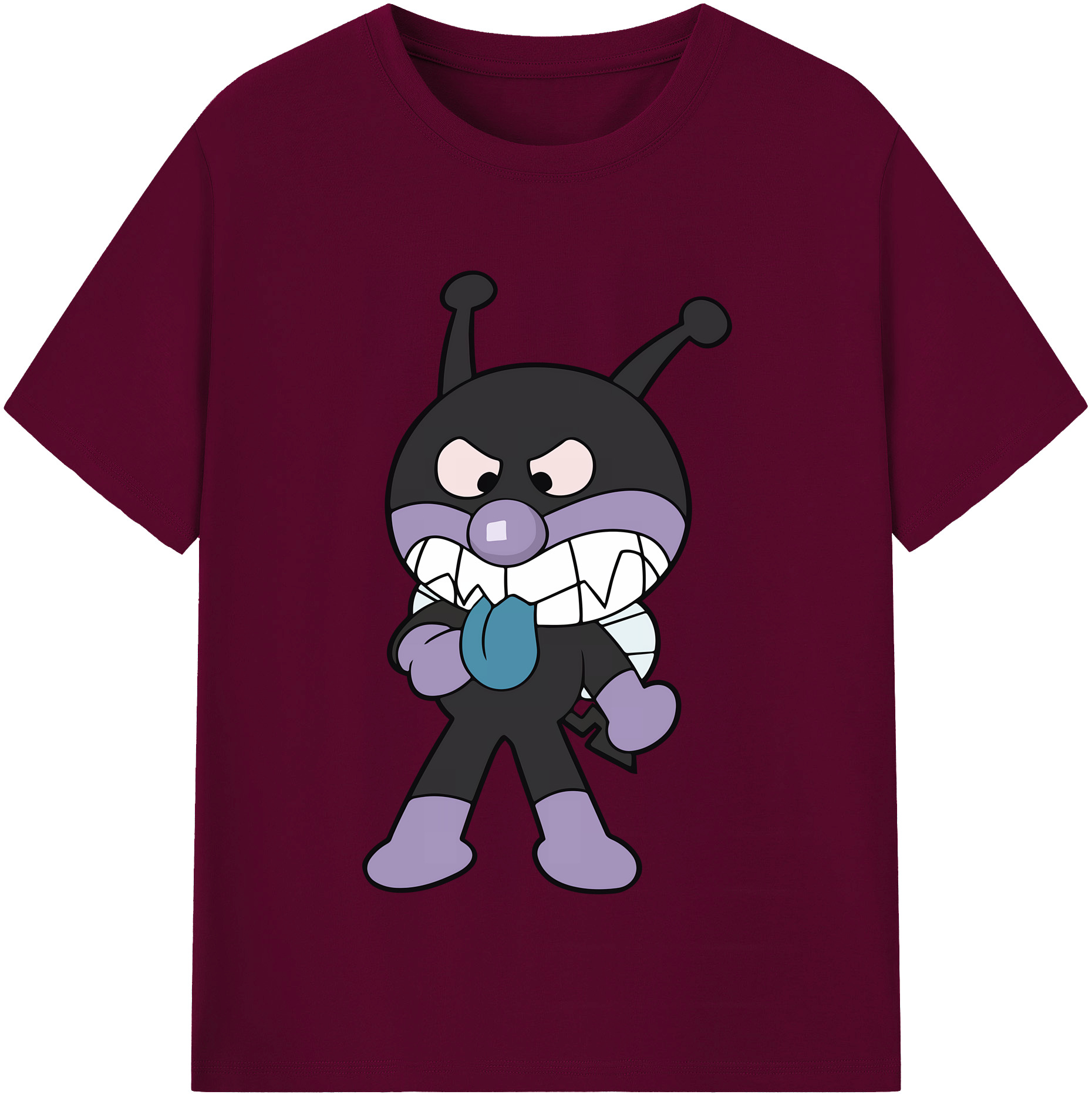 （画像用） アンパンマン Anpanman レディースカジュアルプリントTシャツ（綿100％）
